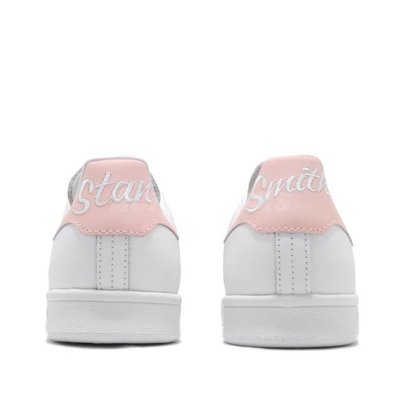 🔥NIB Adidas Stan Smith Tennis Sneakers White/Pink - Picture 4 of 9